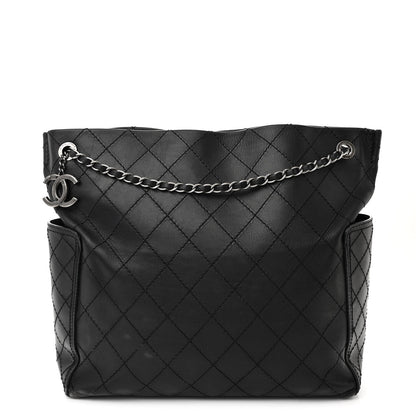 Chanel Calfskin CC Pocket Hobo Black 1 of 18