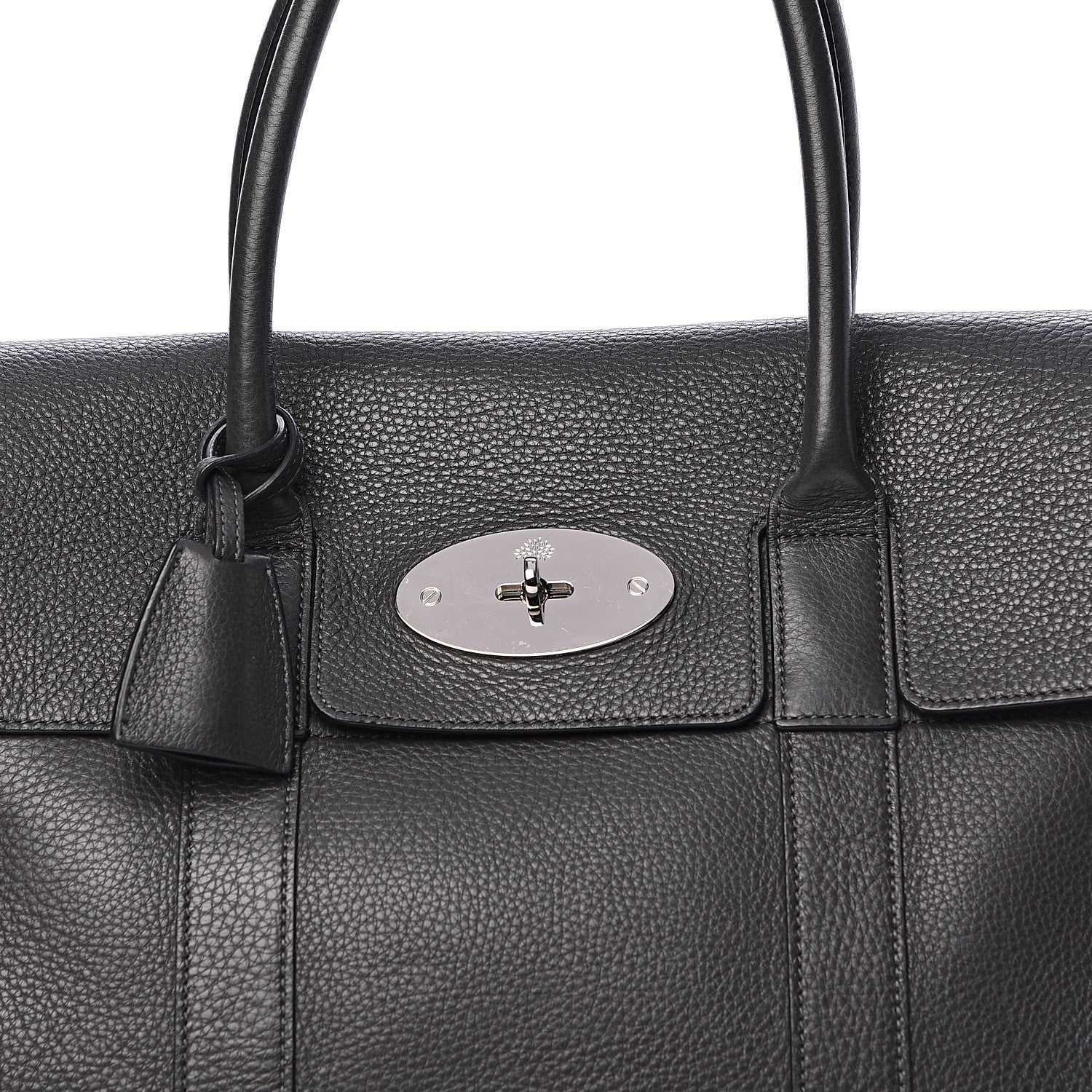 Mulberry Classic Grain Calfskin Bayswater Mole Grey 19 of 19