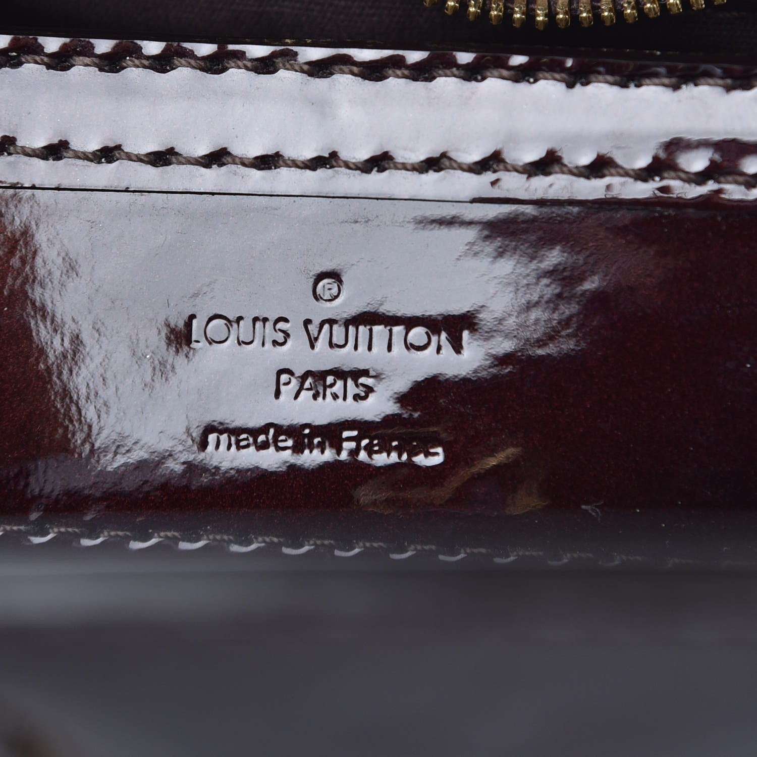 Louis Vuitton Vernis Virginia PM Amarante 7 of 7