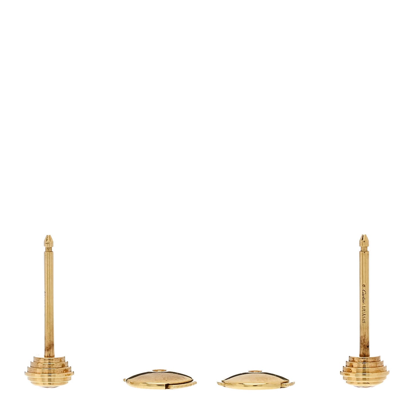 18K Yellow Gold Diamond D'Amour Earrings