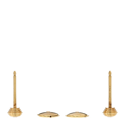 Cartier 18K Yellow Gold Diamond D'Amour Earrings 3 of 5