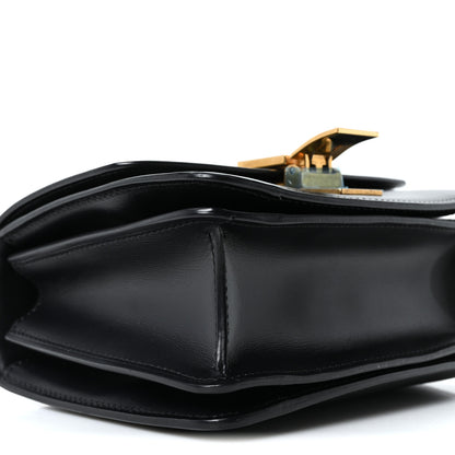 Celine Box Calfskin Small Classic Box Flap Bag Black 9 of 10