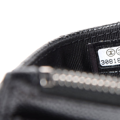 Chanel Caviar Quilted CC Zip Card Holder Black 7 of 8