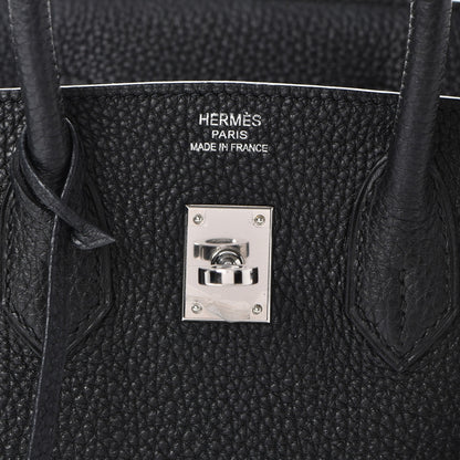Hermes Togo Birkin 25 Black 26 of 36