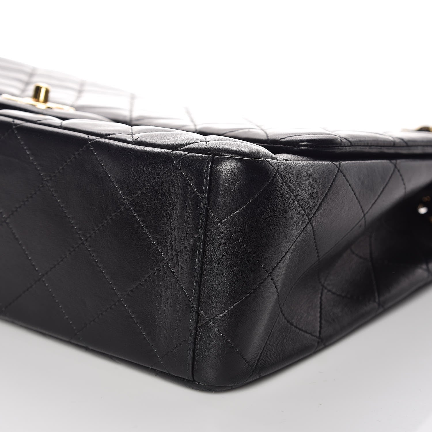 Chanel Lambskin Quilted Maxi Single Flap Black 6 of 10