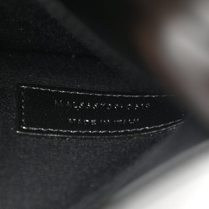 Saint Laurent Smooth Shiny Calfskin Monogram Uptown Pouch Black 7 of 8