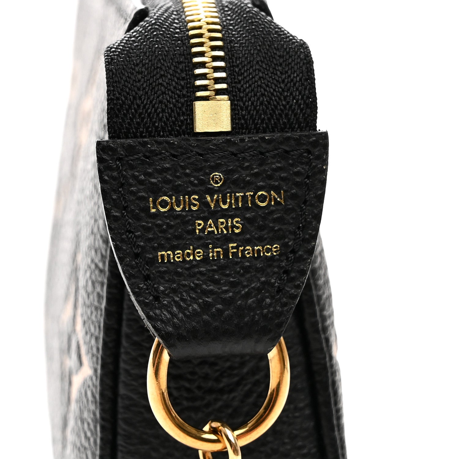 Louis Vuitton Empreinte Monogram Giant Mini Pochette Accessories Black 6 of 6