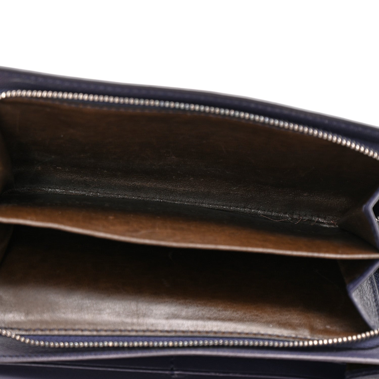 Bottega Veneta Nappa Intrecciato Continental Flap Wallet Dark Blue 9 of 13