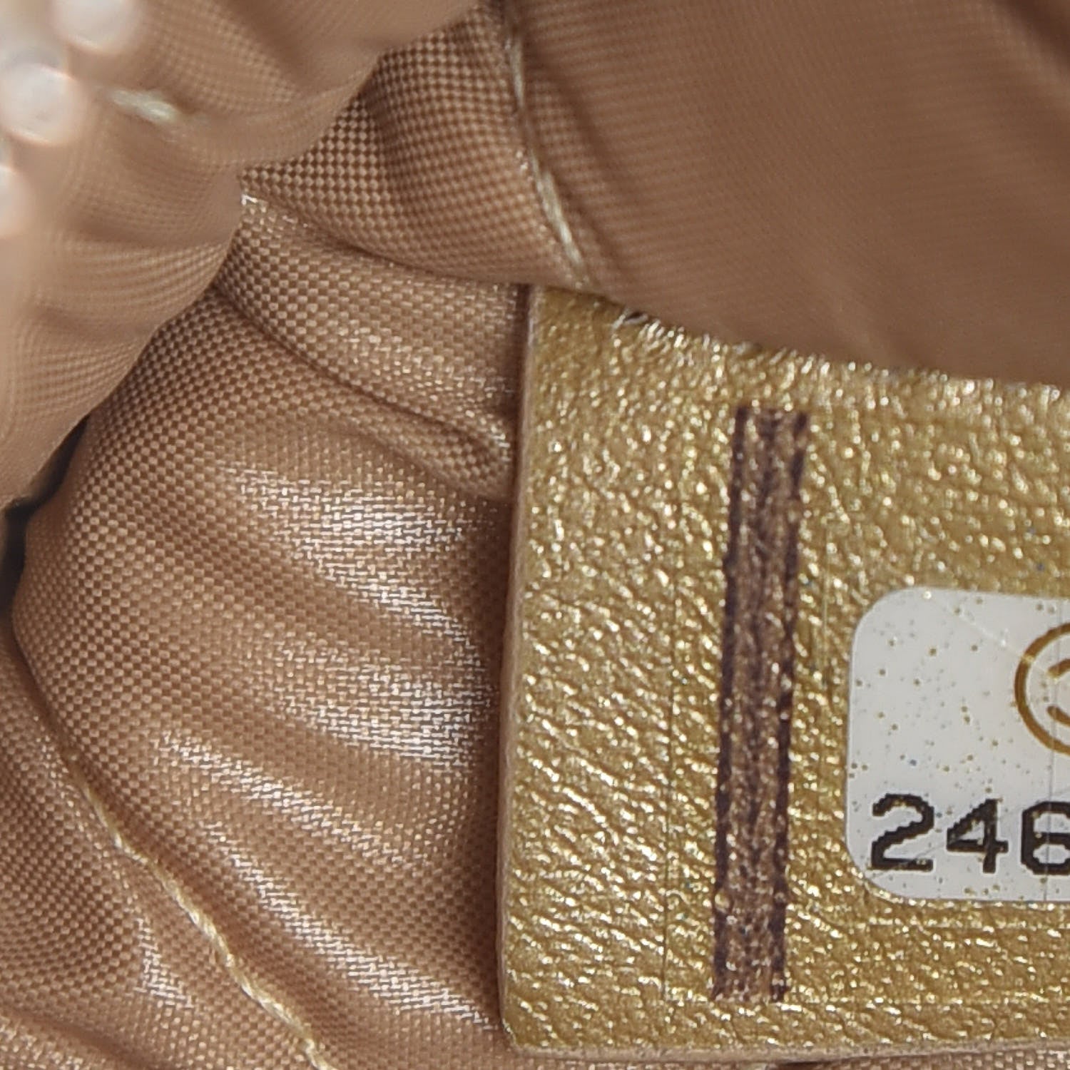 Chanel Metallic Lambskin Star Embossed Coin Purse Case Gold 7 of 10