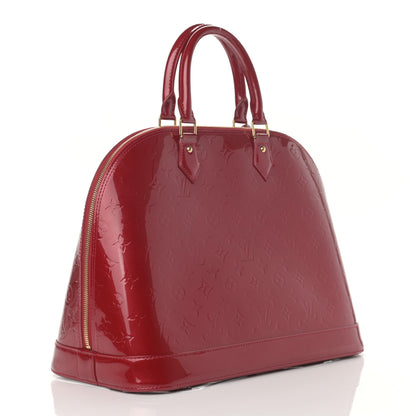 Louis Vuitton Vernis Alma GM Rose Indien 3 of 14