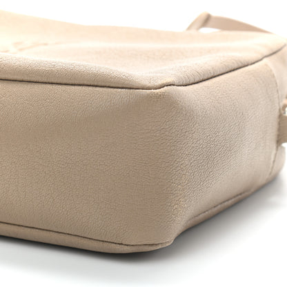 Saint Laurent Lambskin Monogram Small Lou Camera Bag Dark Beige 9 of 10
