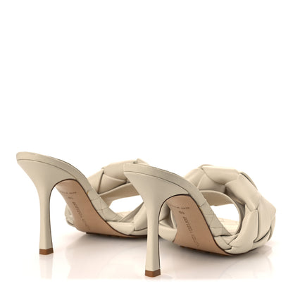 Bottega Veneta Nappa Maxi Intrecciato Lido Mule Sandals 39 Wax 5 of 11
