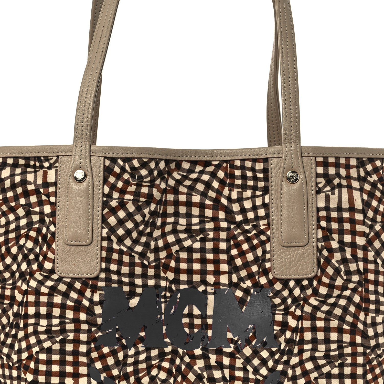 MCM Visetos Medium Liz Reversible Shopper Tote Beige 13 of 20