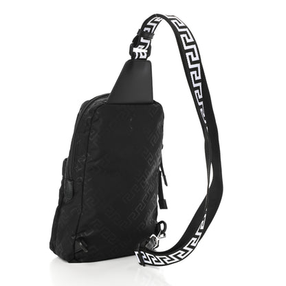 Versace Nylon Sling Bag Black 3 of 9