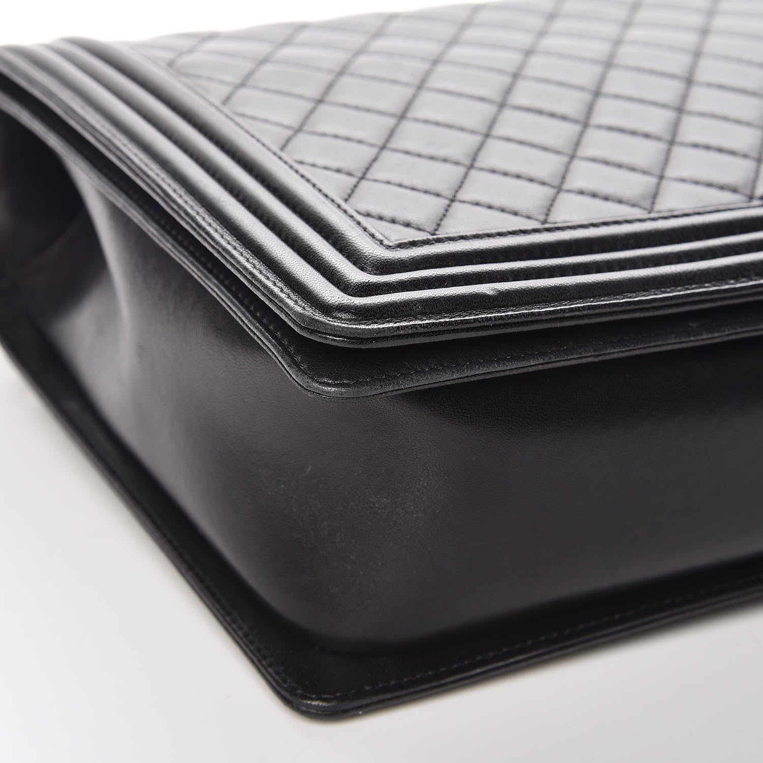 Chanel Lambskin Quilted Large Boy Flap Black 12 of 16