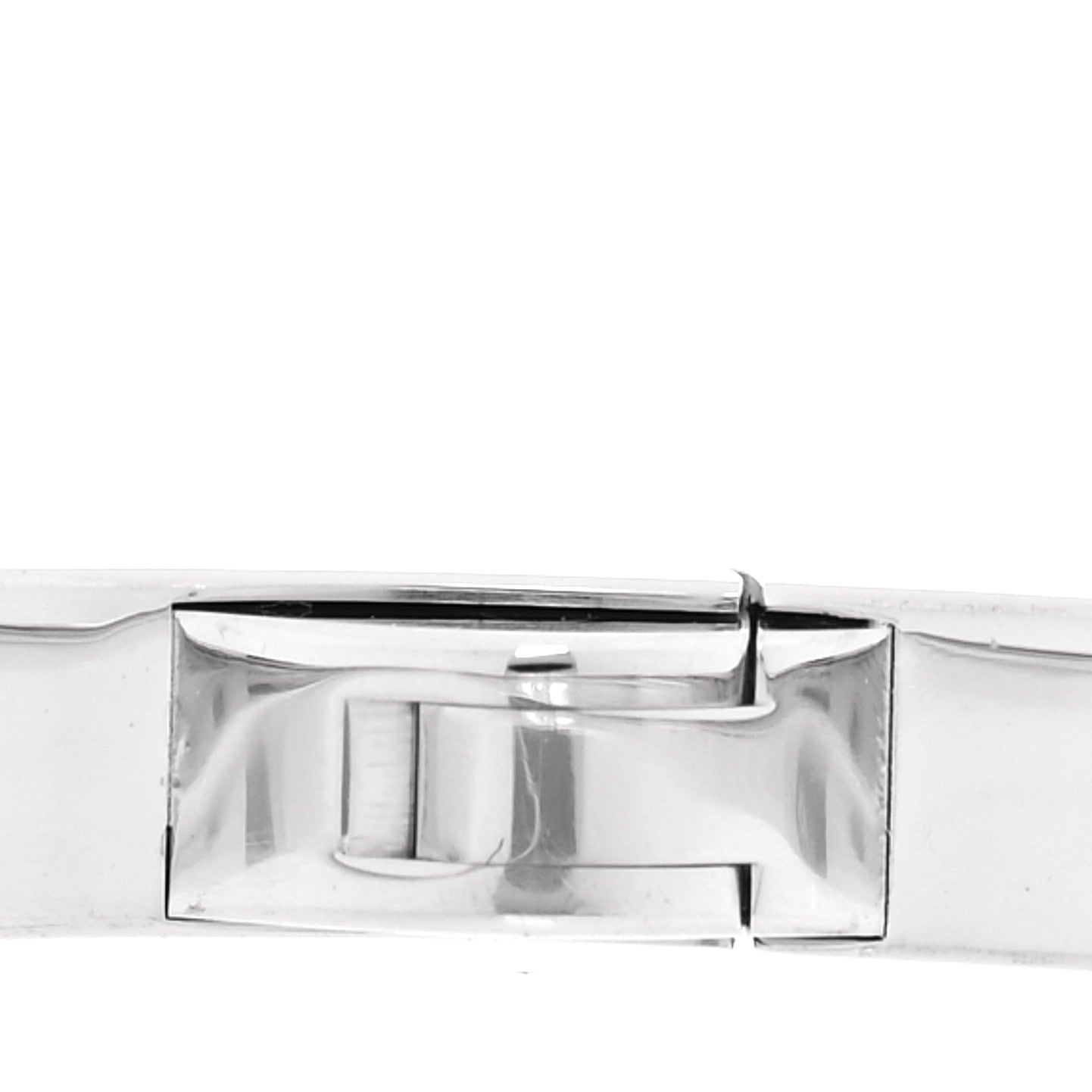 18K White Gold 6 Diamond Small LOVE Bracelet 16