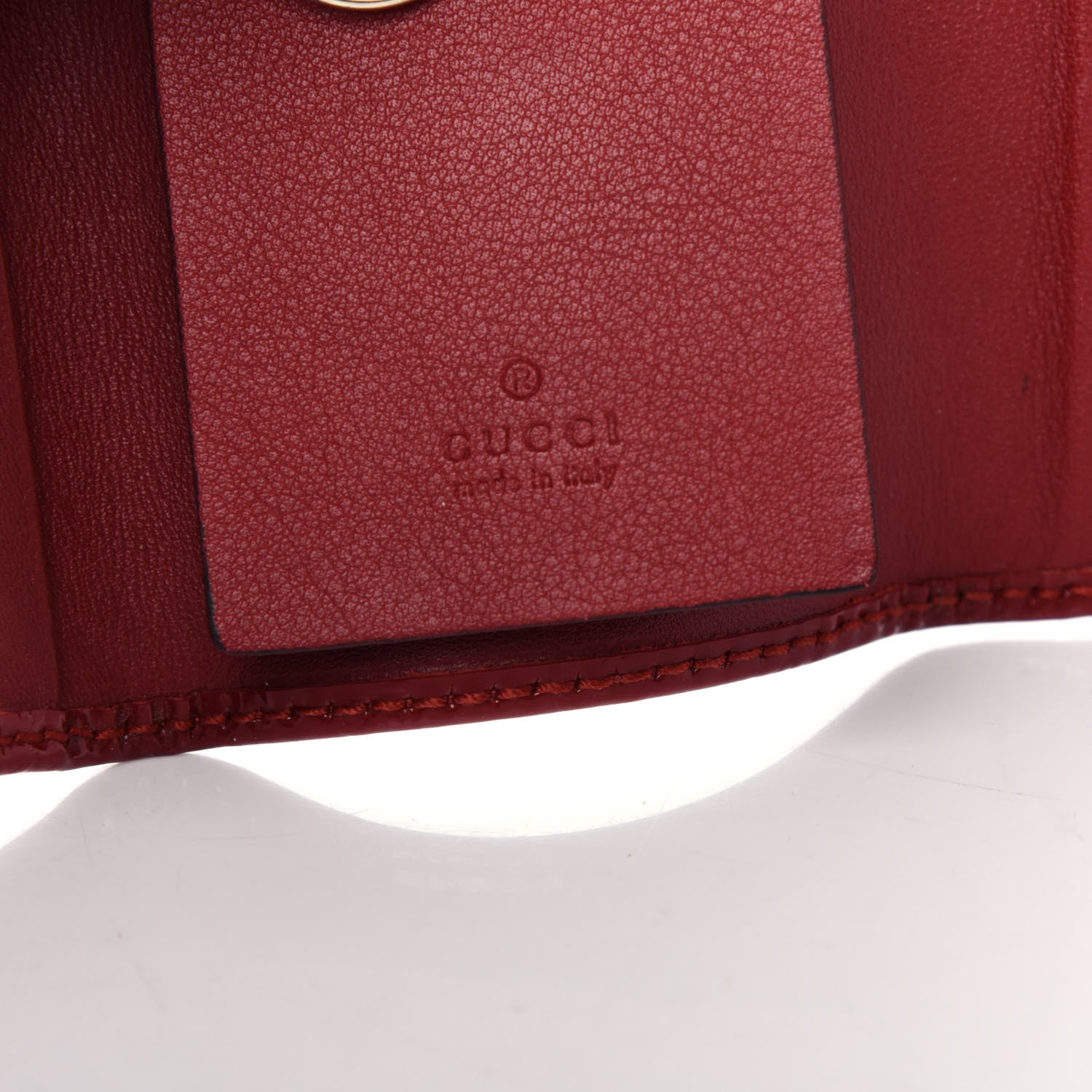 Gucci Patent Microguccissima Nice 6 Key Holder Case Rose Bed 6 of 7