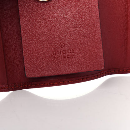 Gucci Patent Microguccissima Nice 6 Key Holder Case Rose Bed 6 of 7