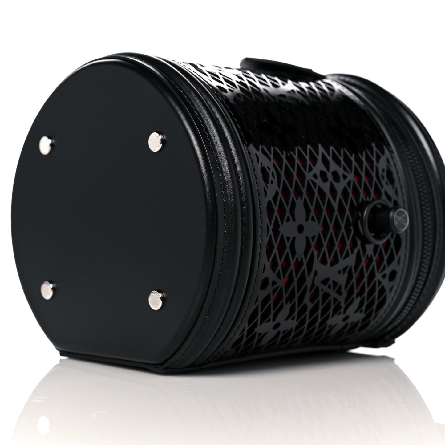 Patent Calfskin Monogram Cannes Black