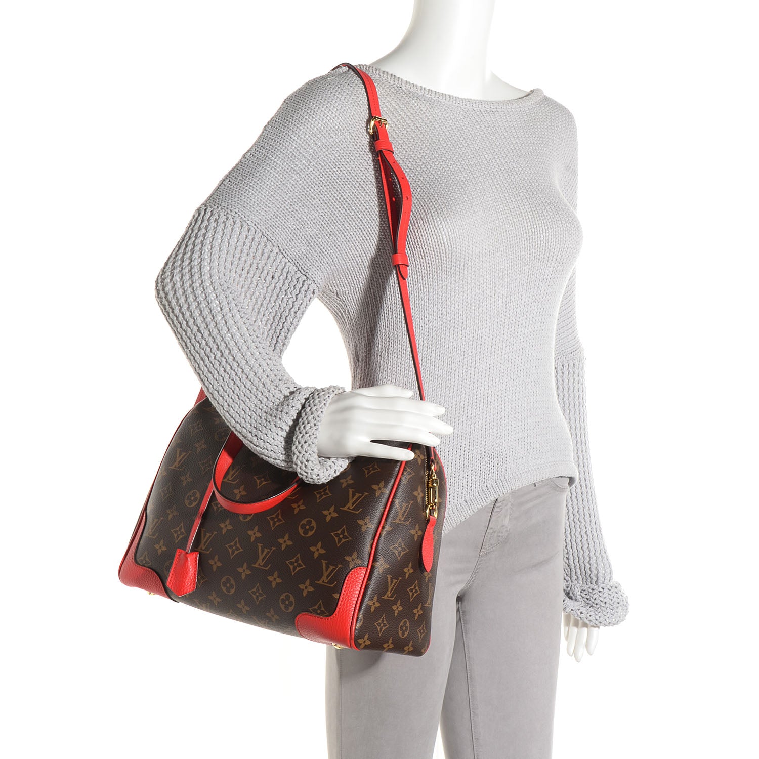 Louis Vuitton Monogram Retiro NM Coquelicot 2 of 9