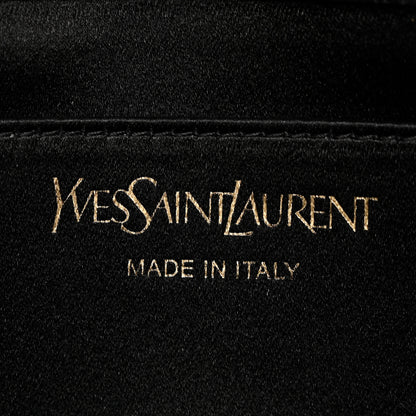 Saint Laurent Calfskin Monogram Large Belle De Jour Clutch Black 6 of 7