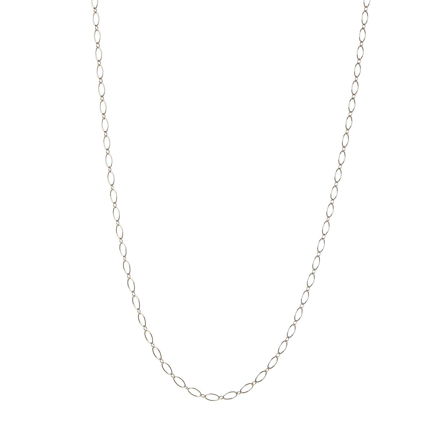 18K Yellow Gold Oval Link Chain