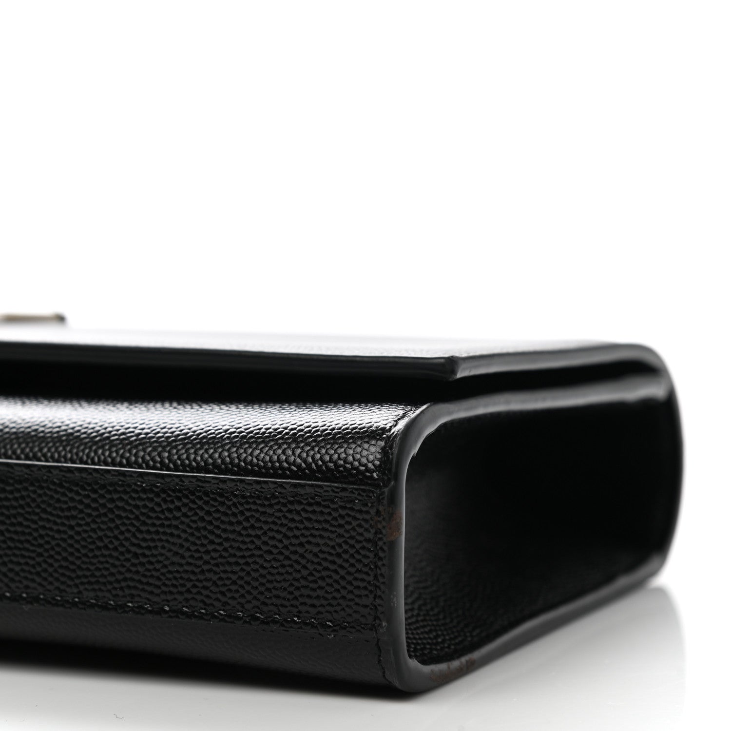 Saint Laurent Grain De Poudre Monogram Cassandre Clutch Black 9 of 11