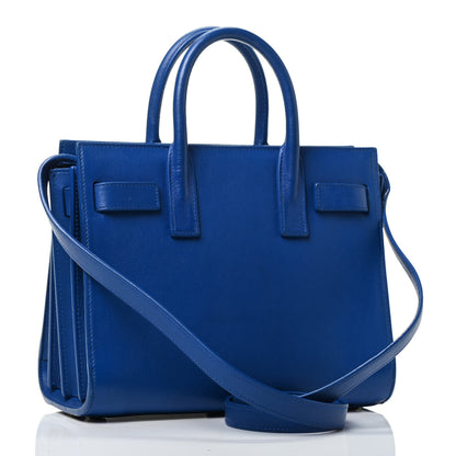 Saint Laurent Calfskin Nano Sac De Jour Royal Blue 2 of 4