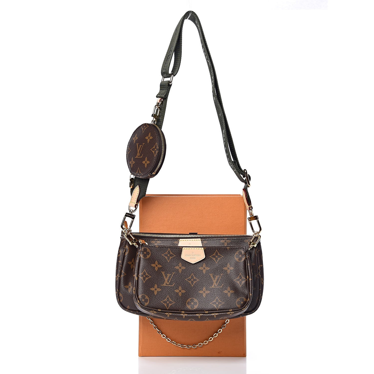 Louis Vuitton Monogram Multi Pochette Accessories Kaki 13 of 13