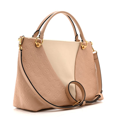 Louis Vuitton Empreinte V Tote MM Beige Rose Creme 3 of 10