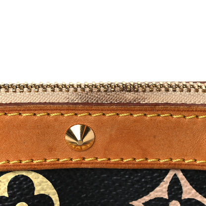 Louis Vuitton Monogram Multicolor Pochette Accessories Black 9 of 9