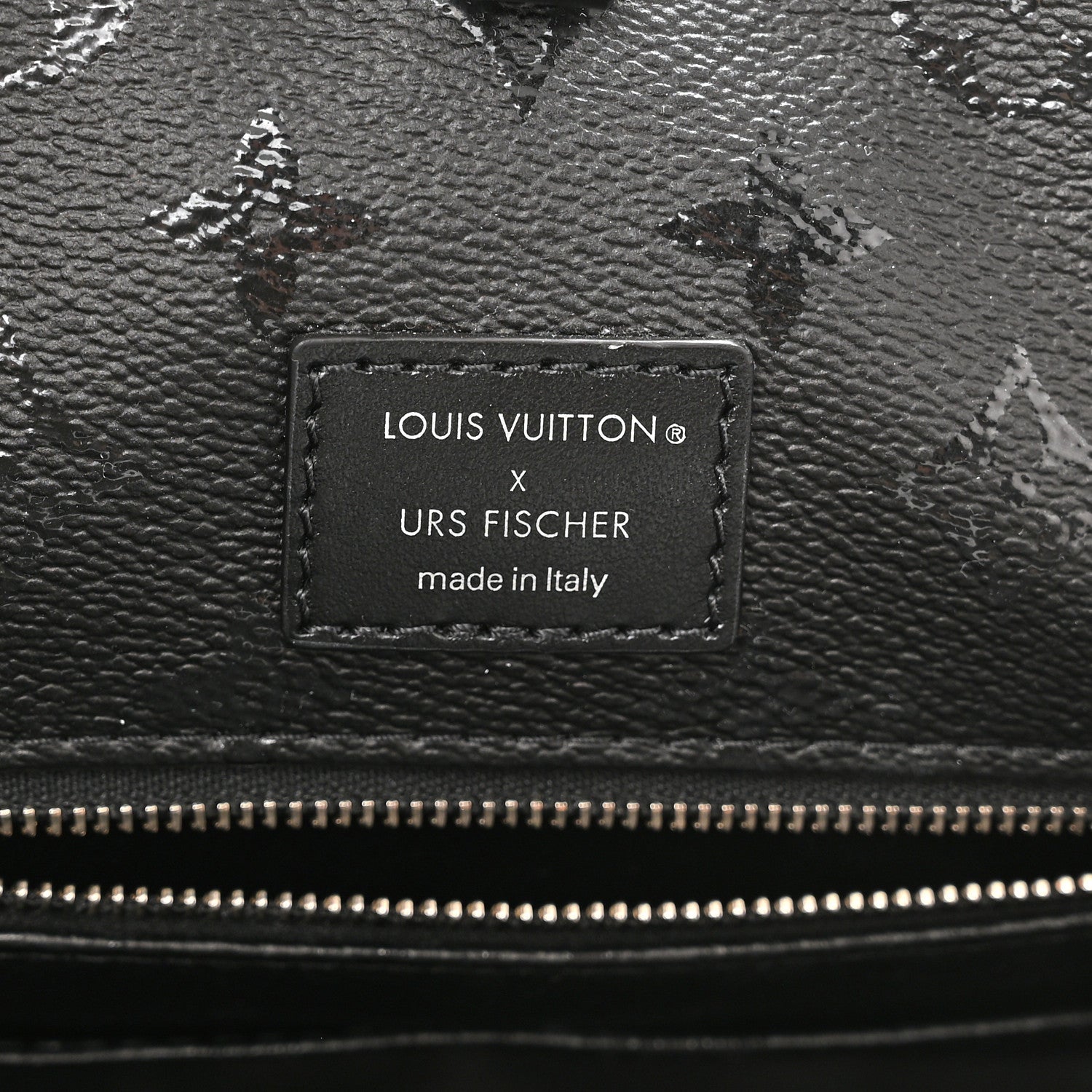 Louis Vuitton X UF Tufted Monogram Tufted Cabas White Black 6 of 10