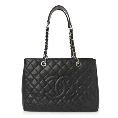 Chanel Caviar Quilted Grand Shopping Tote GST Black 1 of 10