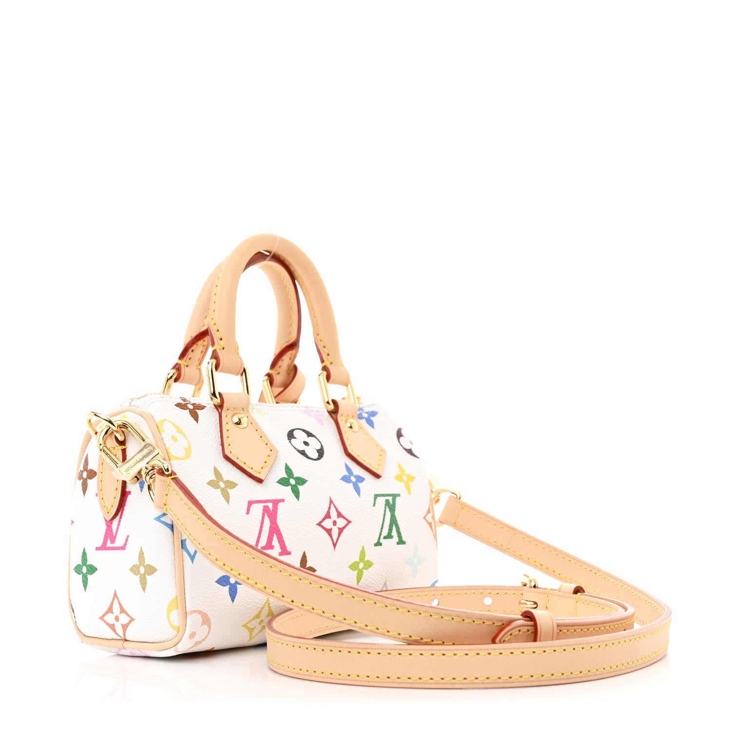 Louis Vuitton LV X TM Monogram Multicolor Nano Speedy White 3 of 10