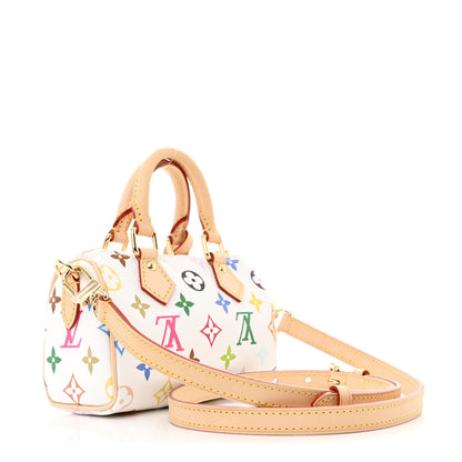 Louis Vuitton LV X TM Monogram Multicolor Nano Speedy White 3 of 10