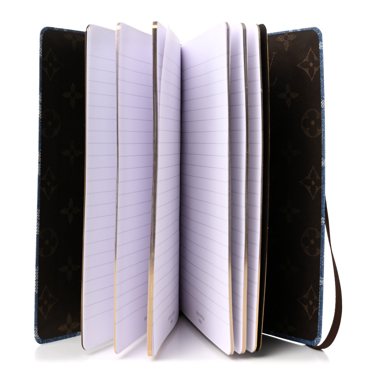 Louis Vuitton Denim Monogram Jane Notebook MM 5 of 7