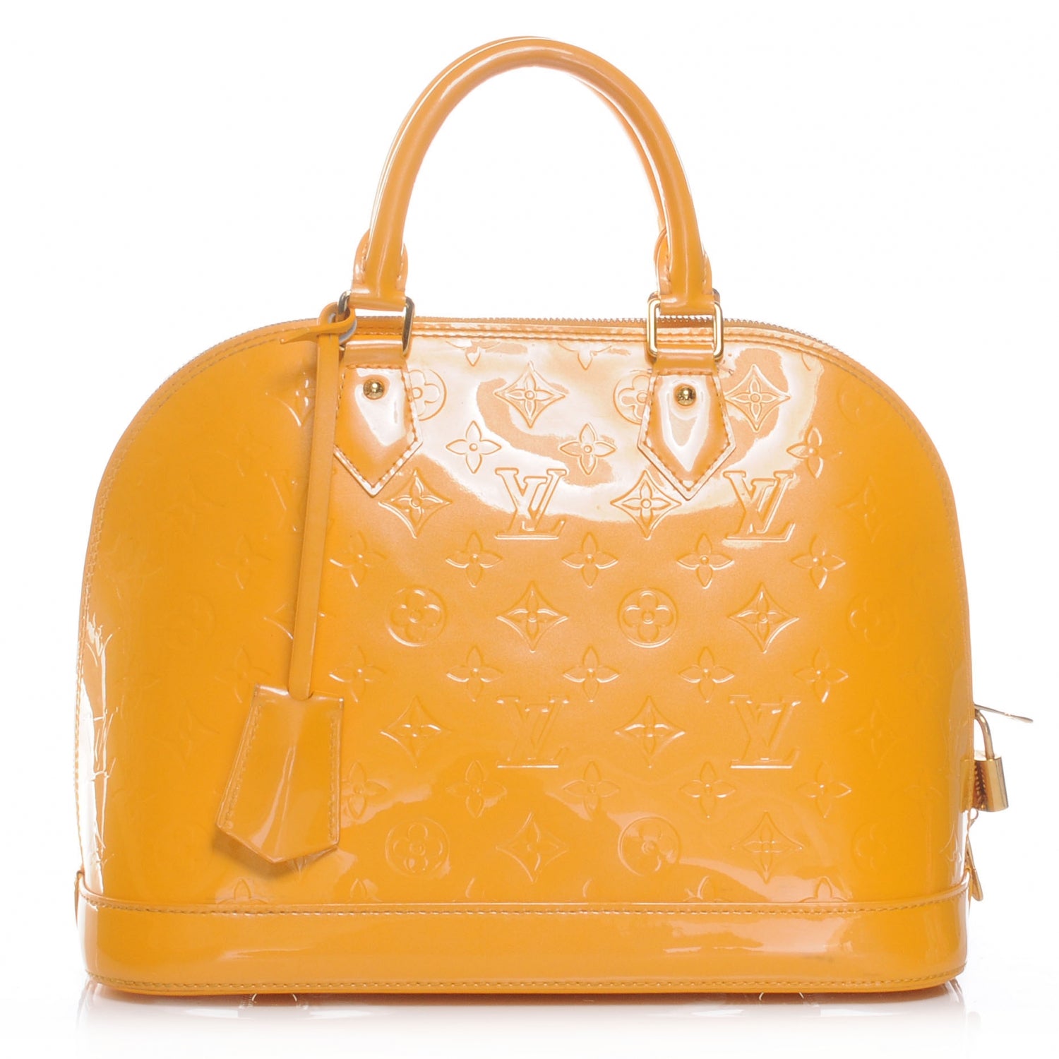 Louis Vuitton Vernis Alma PM Jaune Passion 1 of 7