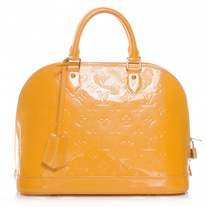 Louis Vuitton Vernis Alma PM Jaune Passion 1 of 7