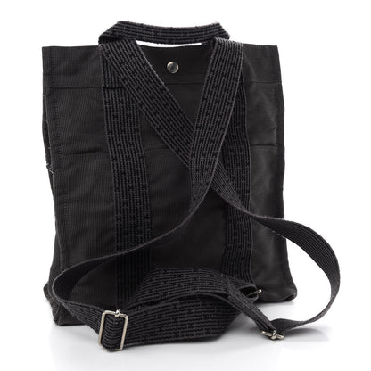 Hermes Canvas Herline Backpack Grey 3 of 8