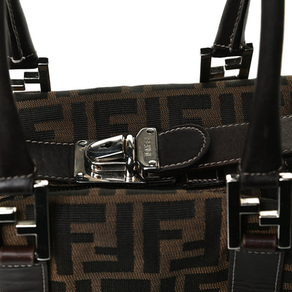 Fendi Zucca Boston Tobacco 14 of 27