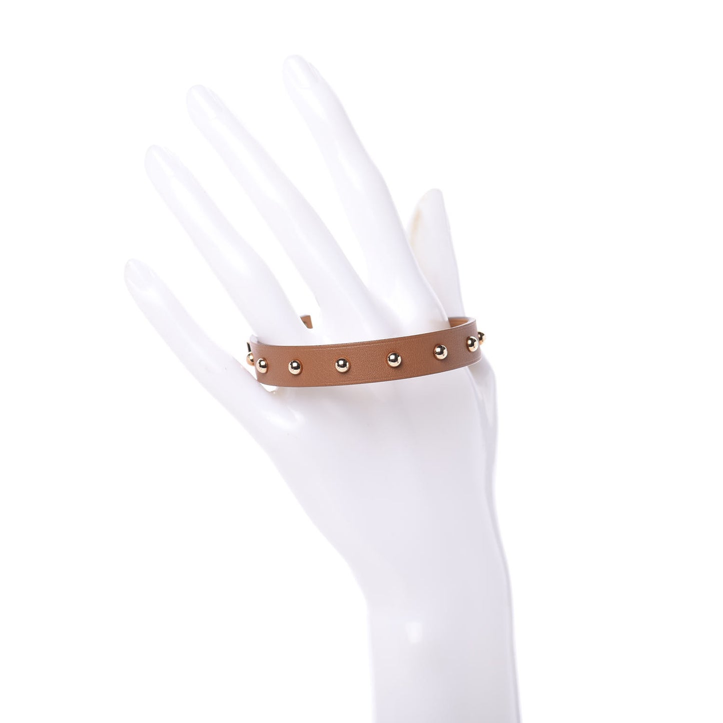 Box Mini Dog Clous Ronds Bracelet T2 Gold