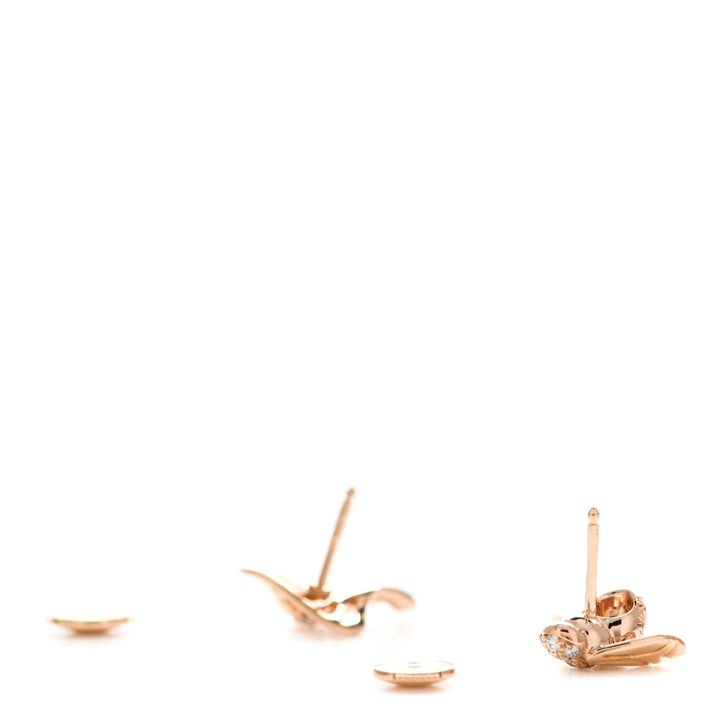 18K Rose Gold Diamond Pré Catelan Earrings
