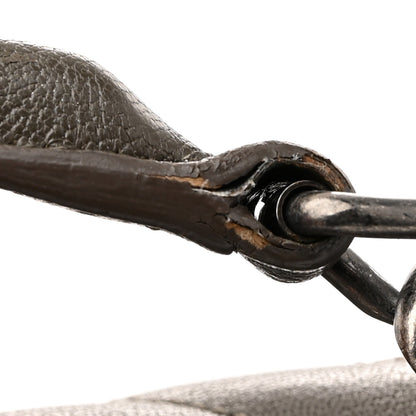 Saint Laurent Sheepskin Matelasse Chevron Monogram Large College Satchel Dark Anthracite 14 of 14