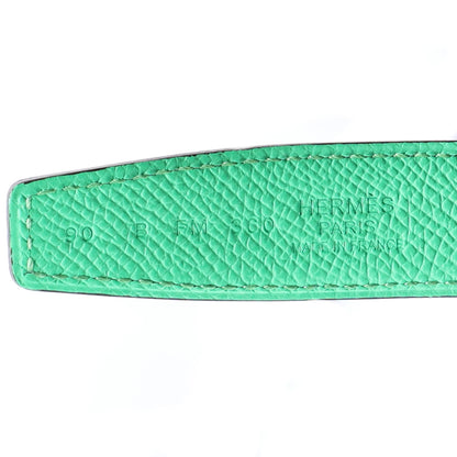 Hermes Swift Epsom 24mm Mini Constance H Belt 90 36 Menthe Rose Azalee 5 of 6
