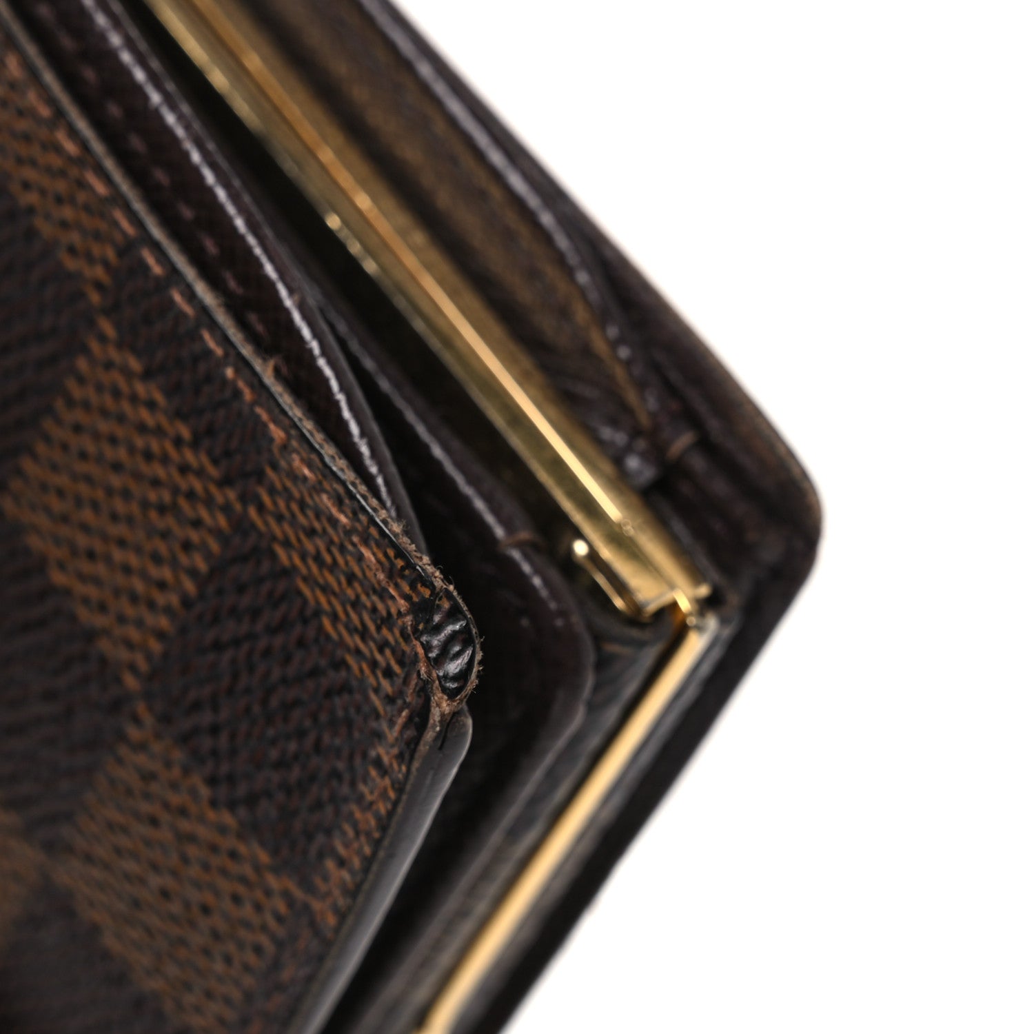 Louis Vuitton Damier Ebene French Purse Wallet 11 of 12