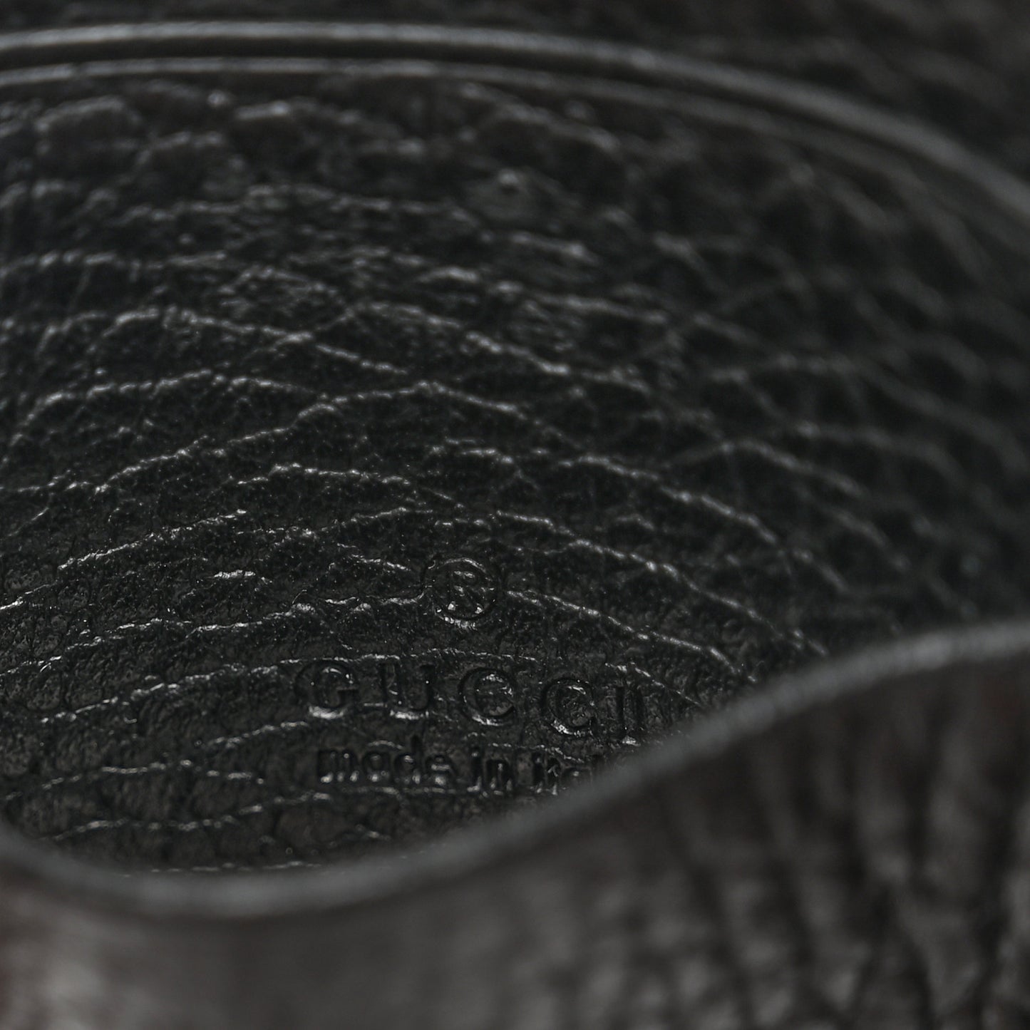 Dollar Calfskin GG Marmont Coin Case Card Holder Black