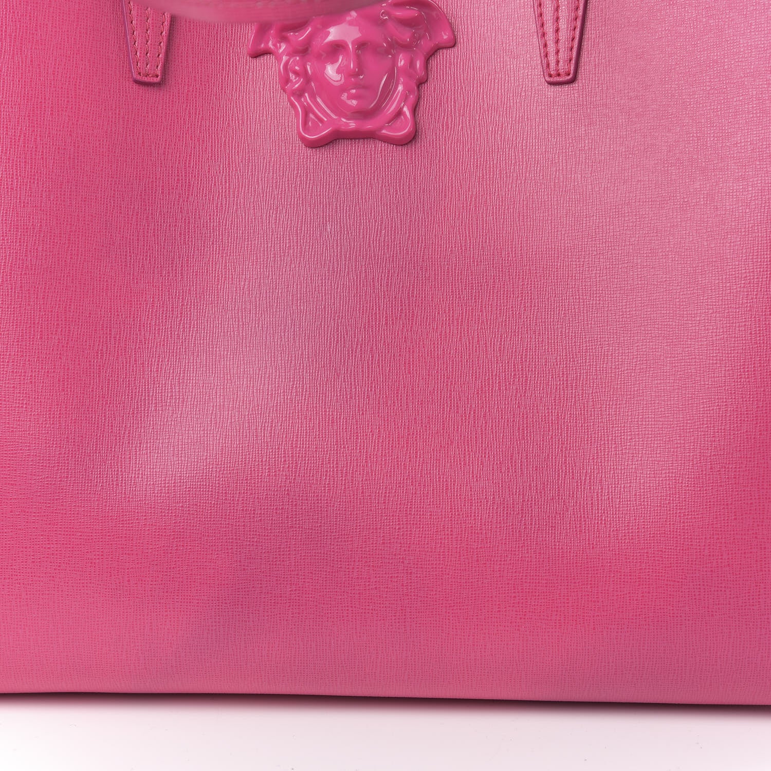 Versace Saffiano Palazzo Medusa Tote Pink 10 of 11