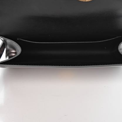Dolce & Gabbana Metallic Agnello Vitello Devotion Belt Bag 95 38 Argento Scuro 5 of 11