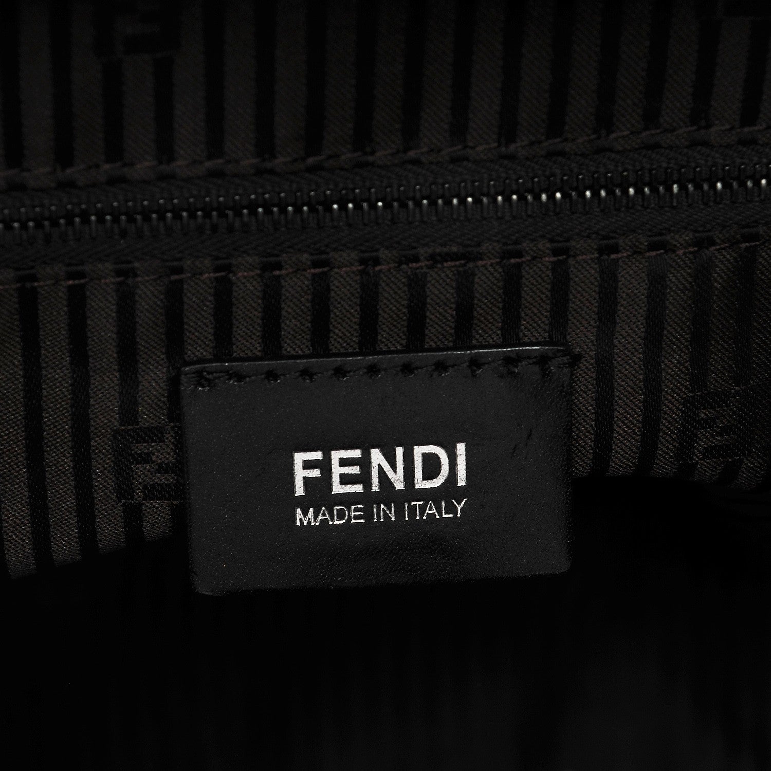 Fendi Calf Hair Large 2jours Tote Brown Giallo Acciaio 6 of 7