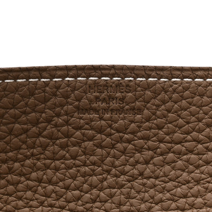 Hermes Taurillon Clemence Mises et Relances Change Tray Etoupe 5 of 8